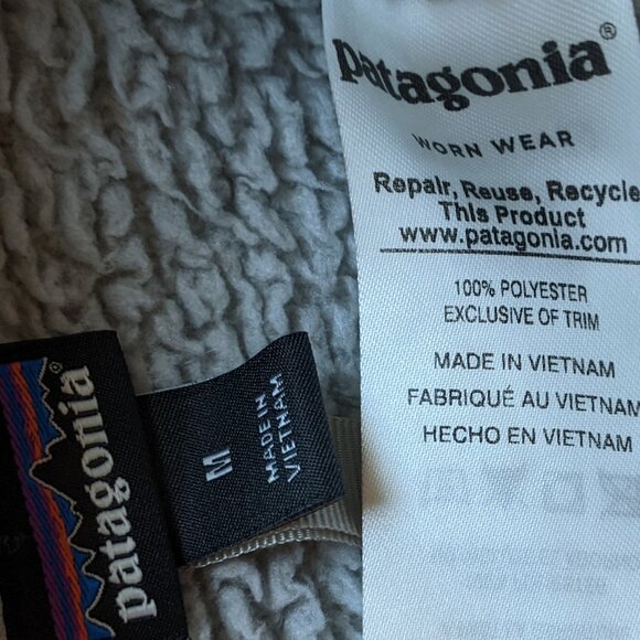 Patagonia Los Gatos ¼-Zip Deep Pile Fleece Pullover Sweatshirt - Picture 3 of 6